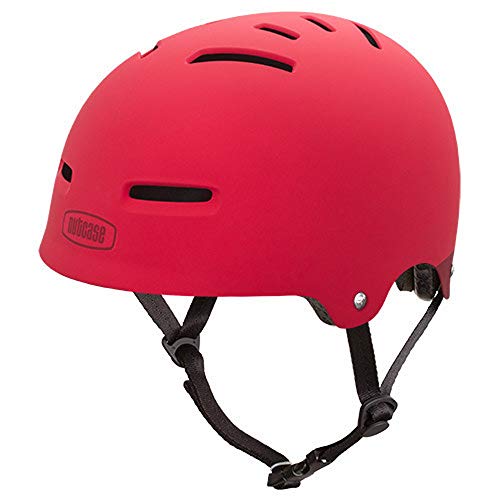 Nutcase - Zone, Fahrradhelm für Jugendliche und Erwachsene, Red Matte, Mittel von Nutcase