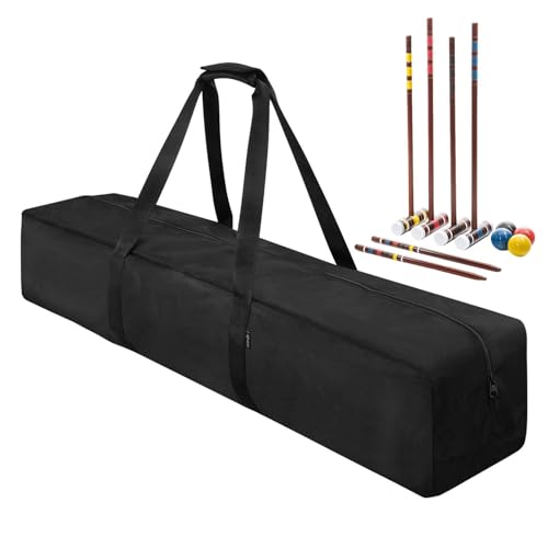 Krocketspeicherbeutel - Stick -Totenteilorganisator, Krocket -Traghalter | Großer Reißverschluss -Reisetasche Mit Griffen, Tragbarer Sportgeräte -Veranstalter Der Reisebeutelbehälter Für Krocketstock Krocketspeicherbeutel - Stick -Totenteilorganisator, Krocket -Traghalter | Großer Reißverschluss -Reisetasche Mit Griffen, Tragbarer Sportgeräte -Veranstalter Der Reisebeutelbehälter Für Krocketstock von Nuyhadds
