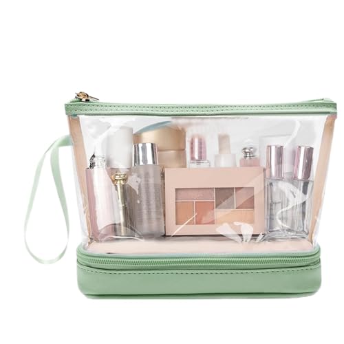 Nuyhadds Durchsichtige Make-up-Tasche, durchsichtige Reise-Kulturtasche,Reisetasche Schminktaschen - Wasserdichter Make-up-Aufbewahrungsorganisator, Kulturbeutel mit großem Fassungsvermögen, von Nuyhadds