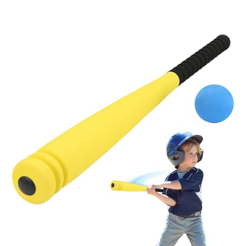 Schaumstoff-Baseballschläger – Trainings-Schaumstoffschläger, Baseball-Schaumstoff-Ausrüstung | Weiches Kleinkind-Baseball-Set, Schaumstoff-Hinterhof-Softschläger mit Ball, Indoor-Outdoor-Sportballsch von Nuyhadds