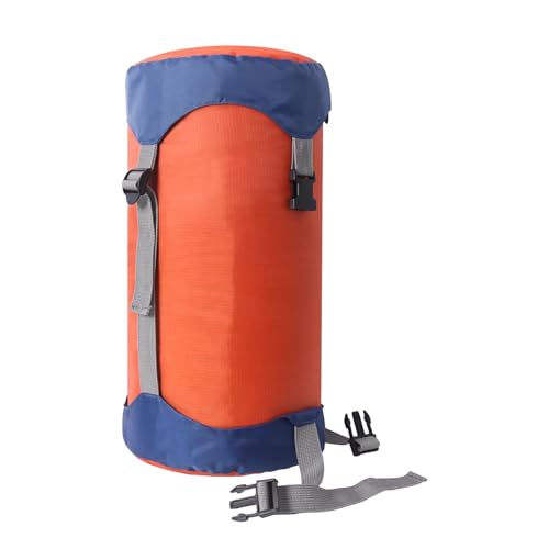 Portable Stuff Sack Compression Bag, Hiking Compression Bag, Waterproof Stuff Sack, Sleeping Bag Stuff Sack, for Window, Wall, Trees, Outdoor, Home Decorations, Blue and Orange von Nuyhgtr