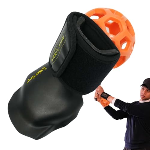 Nuytghr Golfball Trainingshilfe, Golf Handgelenktrainer für Anfänger, Smart Golfball zur Haltungsverbesserung, Golf-Übungswerkzeug für Schwungkorrektur, Golf-Trainingshilfe zur Haltungsausrichtung von Nuytghr