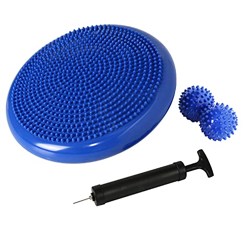 Nvzi Balance Kissen Physiotherapie, Balancekissen Mit Noppen, Wackelkissen Balancekissen, Balance Sitzkissen, Büro, sensorische Kinder, Klassenzimmer mit Massageball Nvzi Balance Kissen Physiotherapie, Balancekissen Mit Noppen, Wackelkissen Balancekissen, Balance Sitzkissen, Büro, sensorische Kinder, Klassenzimmer mit Massageball von Nvzi