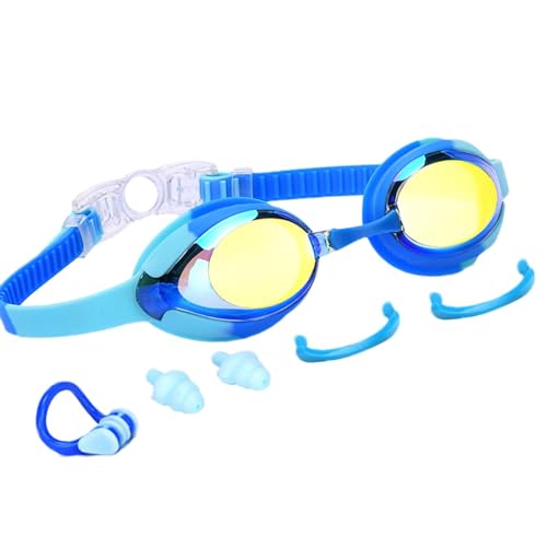 Nxbuynef Kleinkind-Schwimmbrille, Schwimmbrille mit verstellbarem Riemen, kein Auslaufen, wasserdicht, Wasserbrille für klare Sicht, Schwimmbrille für Kinder ab 7 Jahren von Nxbuynef