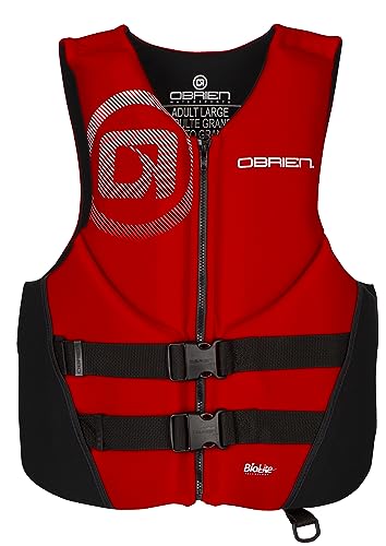 O'Brien Traditionelle Herren-Schwimmweste, Neopren, USCGA, Rot, Größe XXL O'Brien Traditionelle Herren-Schwimmweste, Neopren, USCGA, Rot, Größe XXL von O'Brien