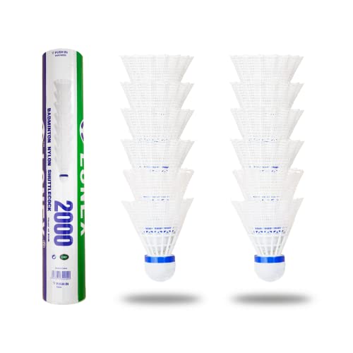Federball Set Badminton Bälle,12 Stück Weiß Nylon Federbälle Langlebige Badmintonbälle Set Kinder für Anfänger und Professionelles Spielen Badmintonbälle,Indoor&Outdoor Training Federball Set Badminton Bälle,12 Stück Weiß Nylon Federbälle Langlebige Badmintonbälle Set Kinder für Anfänger und Professionelles Spielen Badmintonbälle,Indoor&Outdoor Training von O-Kinee