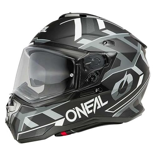 O'NEAL D-SRS Helmet SQUARE Black/White/Gray L von O'NEAL