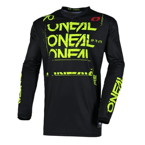 O'NEAL ELEMENT Jersey STATIC Black/Neon yellow XL von O'NEAL