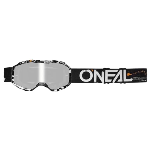 O'NEAL B-10 Youth Goggle ATTACK V.24 black/white - silver mirror O'NEAL B-10 Youth Goggle ATTACK V.24 black/white - silver mirror von O'NEAL