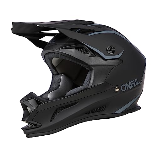 O'NEAL Drop DH Helmet I Mountainbike Helm | MTB Downhill | Leichter Fahrradhelm Damen & Herren mit guter Belüftung| Schwarz | Größe S von O'NEAL