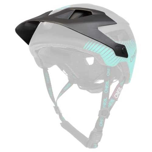 O'NEAL | Ersatzschirm Fahrrad-Helm | Mountainbike MTB | Ersatzschirm für den Defender Helmet Grill V.22 | Visor Defender Helmet Grill V.22 | Erwachsene | Schwarz Grün von O'NEAL