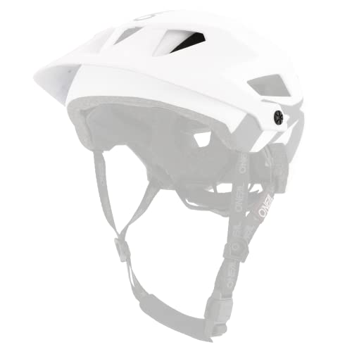 O'NEAL | Ersatzschirm Mountainbike-Helm | MTB Downhill | Ersatzschirm für Visor BACKFLIP Helm Defender | Helmet Defender Solid | Erwachsene | Weiß | One Size von O'NEAL