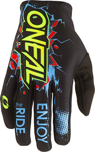 O'NEAL | Fahrrad- & Motocross-Handschuhe | Kinder | MX MTB DH FR Downhill Freeride | Langlebige, flexible Materialien, belüftete Handoberseite | Matrix Youth Glove Villain | Schwarz | Größe XL von O'NEAL