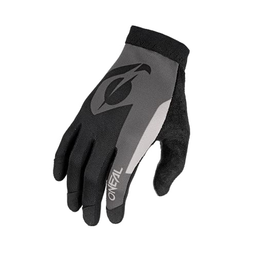 O'NEAL | Fahrrad- & Motocross-Handschuhe | MX MTB DH FR Downhill Freeride | Unser leichtester & bequemster Handschuh, Nanofront®- Handpartie | AMX Glove | Erwachsene | Schwarz Grau | Größe S von O'NEAL