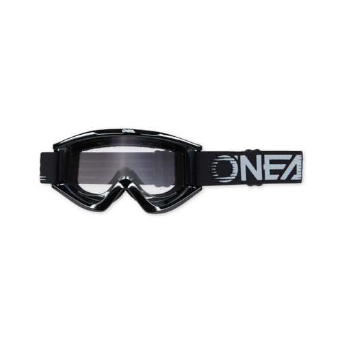 O'NEAL Motocross Brille Fahrradbrille Herren Damen B-Zero Goggle I MX MTB DH FR I Motorradbrille 100% UV-Schutz I Schlag & kratzfestes Glas I Schwarz I Größe One Size von O'NEAL