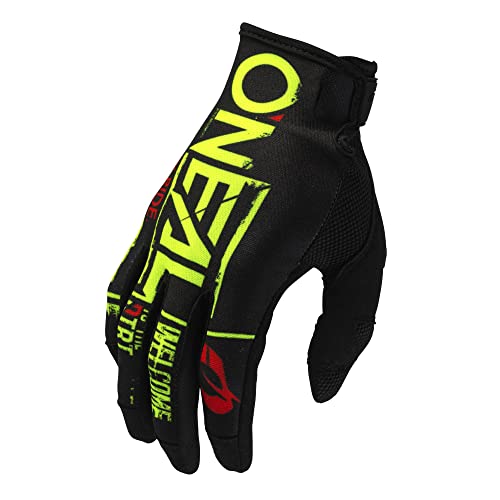 O'NEAL | Fahrrad- & Motocross-Handschuhe | Kinder | MX MTB DH FR | Langlebige, Flexible Materialien, belüftete Handoberseite | Mayhem Youth Glove Attack V.23 | Schwarz Neon-Gelb | Größe L von O'NEAL