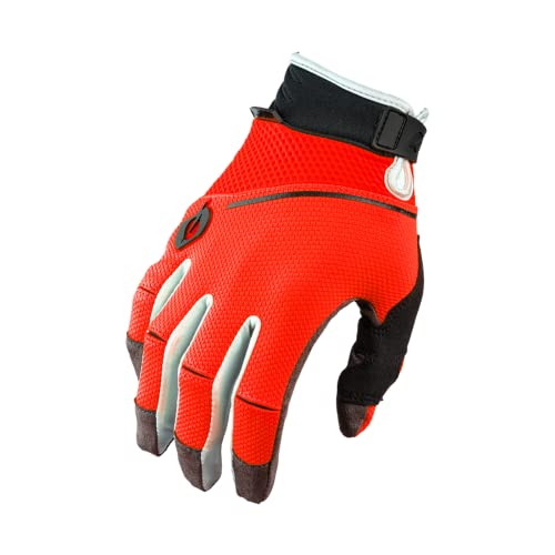 O'NEAL | Fahrrad- & Motocross-Handschuhe | MX MTB DH FR Downhill Freeride | längerer Handschuhbund, Mesh-Elemente für maximale Belüftung | Revolution Glove | Erwachsene | Rot Schwarz | Größe L von O'NEAL