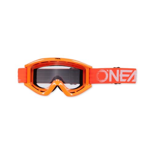 O'NEAL Motocross Brille Fahrradbrille Herren Damen B-Zero Goggle I MX MTB DH FR I Motorradbrille 100% UV-Schutz I Schlag & kratzfestes Glas I Gelb I One Size von O'NEAL