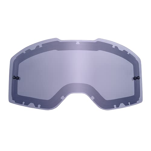 O'NEAL | Motocross-Brillen-Ersatzteile | Motorrad Enduro | Kratzfeste Ersatzlinse für die B-20 & B-30 Goggle mit Antibeschlag Beschichtung | B-20 & B-30 Goggle Spare Lens Silber Mirror | Silber von O'NEAL