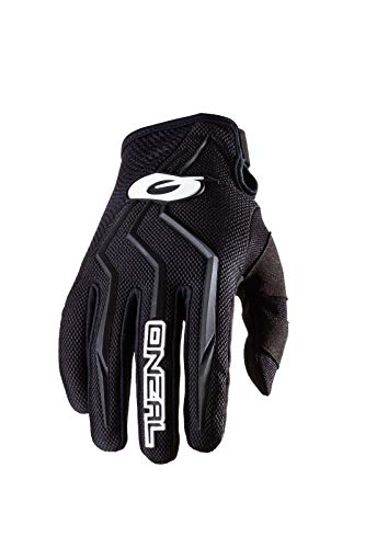 O'NEAL | Motocross-Handschuhe | MX MTB Mountainbike Enduro Motorrad | Sichere Passform, Ergonomische Polsterung, TPR-Streifen | Element Glove | Erwachsene | Schwarz | Größe XXXXL von O'NEAL