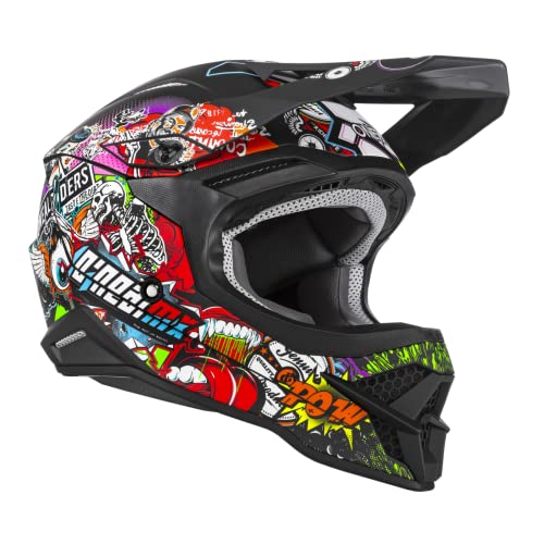 O'NEAL | Motocross-Helm | MX Enduro | ABS-Schale, Lüftungsöffnungen für optimale Kühlung | 3SRS Helmet CRANK V.23 | Erwachsene | Multi | Größe S (55/56 cm) von O'NEAL