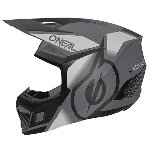 O'NEAL | Motocross-Helm | MX Enduro | ABS-Schale, Lüftungsöffnungen für optimale Kühlung | 3SRS Helmet Vision V.24 | Erwachsene | Schwarz Grau | Größe XXL von O'NEAL