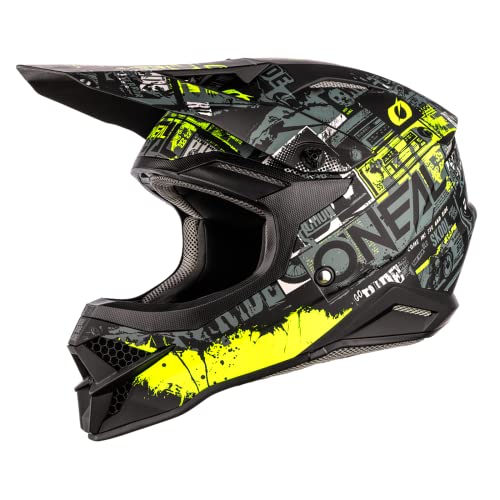 O'NEAL | Motocross-Helm | MX Enduro Motorrad | ABS-Schale, Lüftungsöffnungen für optimale Belüftung & Kühlung | 3SRS Helmet Ride | Erwachsene | Schwarz Neon-Gelb | Größe XL O'NEAL | Motocross-Helm | MX Enduro Motorrad | ABS-Schale, Lüftungsöffnungen für optimale Belüftung & Kühlung | 3SRS Helmet Ride | Erwachsene | Schwarz Neon-Gelb | Größe XL von O'NEAL
