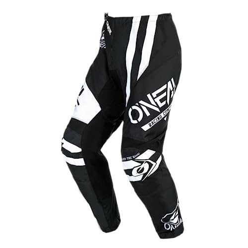 O'NEAL | Motocross-Hose | Enduro MX | Maximale Bewegungsfreiheit, Leichtes, Atmungsaktives und langlebiges Design | Pants Element WARHAWK V.24 | Erwachsene | Schwarz Weiß | Größe 34 von O'NEAL