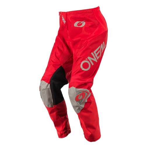O'NEAL | Motocross-Hose | MX Enduro | Maximale Bewegungsfreiheit, Atmungsaktives und langlebiges Design, Luftdurchlässiges Innenfutter | Pants Matrix Ridewear | Erwachsene | Rot Grau | Größe 36/52 von O'NEAL