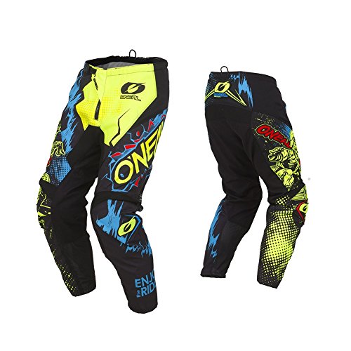 O'NEAL | Motocross-Hose | MX Enduro | außergewöhnliche Bewegungsfreiheit, Vollständig gefüttert, Polster aus Gummi für zusätzlichen Schutz | Pants Element Villain | Erwachsene | Neon-Gelb | Größe 34 O'NEAL | Motocross-Hose | MX Enduro | außergewöhnliche Bewegungsfreiheit, Vollständig gefüttert, Polster aus Gummi für zusätzlichen Schutz | Pants Element Villain | Erwachsene | Neon-Gelb | Größe 34 von O'NEAL