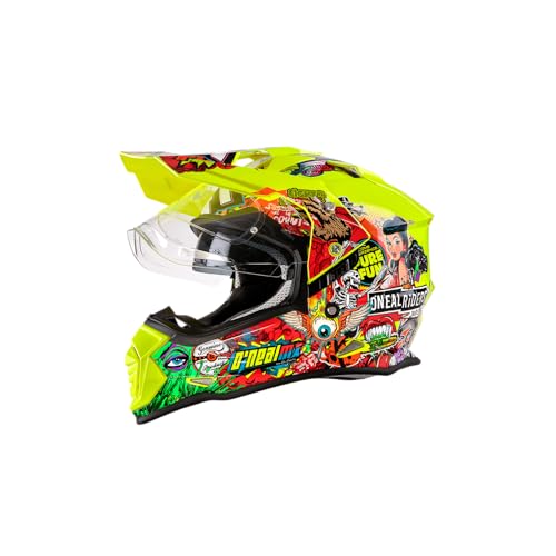 O'NEAL | Motorradhelm | Enduro Adventure Street | Ventilationsöffnungen für maximalen Luftstrom und Kühlung, integrierte Sonnenblende | Sierra Helmet Crank V.22 | Erwachsene | Multi | XS O'NEAL | Motorradhelm | Enduro Adventure Street | Ventilationsöffnungen für maximalen Luftstrom und Kühlung, integrierte Sonnenblende | Sierra Helmet Crank V.22 | Erwachsene | Multi | XS von O'NEAL