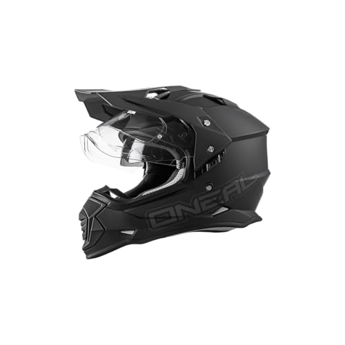 O'NEAL | Motorradhelm | Enduro Adventure Street | Ventilationsöffnungen für maximalen Luftstrom & Kühlung, integrierte Sonnenblende | Sierra Helmet Flat V.22 | Erwachsene | Schwarz | L O'NEAL | Motorradhelm | Enduro Adventure Street | Ventilationsöffnungen für maximalen Luftstrom & Kühlung, integrierte Sonnenblende | Sierra Helmet Flat V.22 | Erwachsene | Schwarz | L von O'NEAL