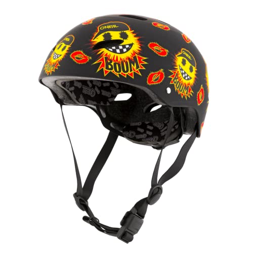 O'NEAL | Mountainbike-Helm | Kinder | Enduro All-Mountain | ABS Schale, Fidlock Magnetverschluss, große Ventilationsöffnungen | Dirt Lid Helmet Youth Emoji | Schwarz Gelb | Größe S von O'NEAL