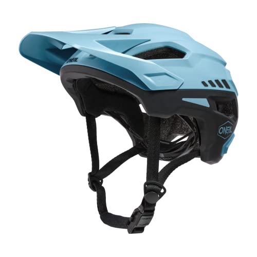 O'NEAL | Mountainbike-Helm | MTB All-Mountain | Verschmolzene innere EPS & Außenschale für bessere Langlebigkeit | TRAILFINDER Helmet Split | Erwachsene | Eisblau/Schwarz | L/XL (59-63 cm) von O'NEAL