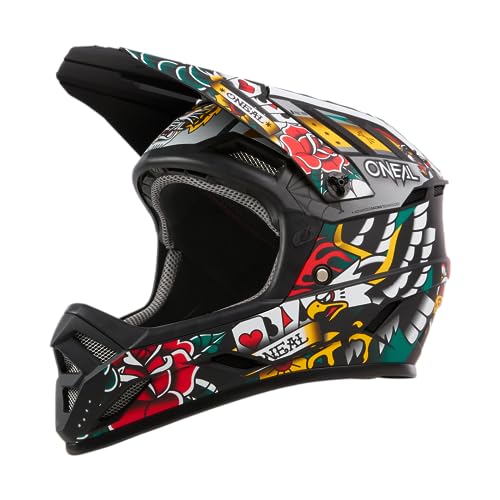 O'NEAL | Mountainbike-Helm | MTB Downhill | Robustes ABS, Ventilationsöffnungen zur Kühlung, ABS Außenschale | Backflip Helmet Inked V.24 | Erwachsene | Multi | Größe L O'NEAL | Mountainbike-Helm | MTB Downhill | Robustes ABS, Ventilationsöffnungen zur Kühlung, ABS Außenschale | Backflip Helmet Inked V.24 | Erwachsene | Multi | Größe L von O'NEAL