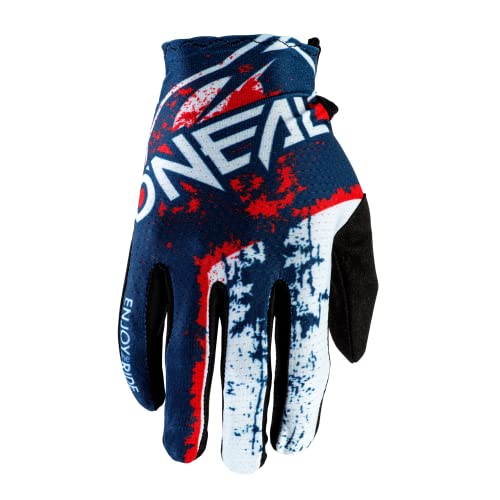 O'NEAL | Fahrrad- & Motocross-Handschuhe | MX MTB DH FR Downhill Freeride | Langlebige, Flexible Materialien, belüftete Handoberseite | Matrix Glove Impact | Erwachsene | Blau Rot | Größe M O'NEAL | Fahrrad- & Motocross-Handschuhe | MX MTB DH FR Downhill Freeride | Langlebige, Flexible Materialien, belüftete Handoberseite | Matrix Glove Impact | Erwachsene | Blau Rot | Größe M von O'NEAL
