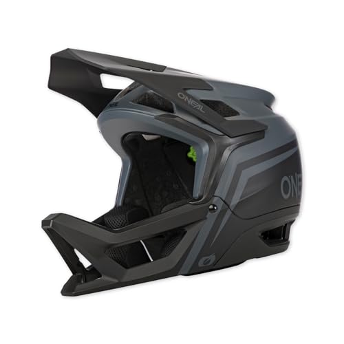 O'NEAL Transition Helm I Mountainbike Helm | Enduro MTB Downhill | Leichter und sportlicher Fahrradhelm Damen & Herren mit guter BelüftungI Grau Schwarz I Größe XXL von O'NEAL