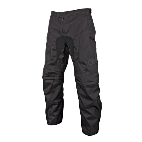 O’Neal | Enduro-Hose | Enduro MX | Strapazierfähiges Material, Wasserabweisend, Zip Off Pants, Lange Hose/Short, Hitzeresistente Panels | Apocalypse Pants | Erwachsene | Schwarz | Größe 46/62 von O'NEAL