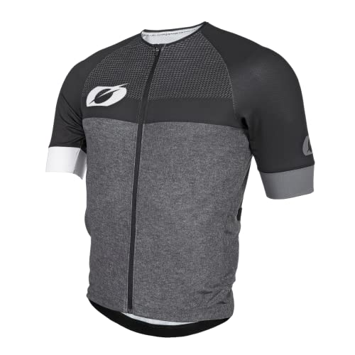 O´NEAL Mountainbike Trikot Aerial Jersey Split V.23 I Fahrradshirt Herren & Damen I MX DH FR MTB Trikot I Superleichtes Jersey mit viel Bewegungsfreiheit | Schwarz Grau | Größe S von O'NEAL