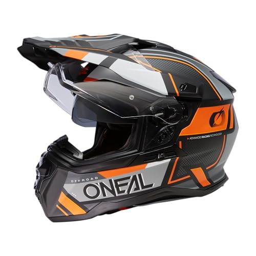 O'NEAL D-SRS Helmet SQUARE Black/Gray/Red XS O'NEAL D-SRS Helmet SQUARE Black/Gray/Red XS von O'NEAL