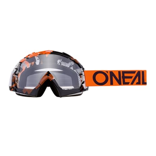 O'NEAL | Fahrrad- & Motocross-Brille | MX MTB DH FR Downhill Freeride | Hochwertige 1,2 mm-3D-Linse für ultimative Klarheit, UV-Schutz | B-10 Goggle | Erwachsene Unisex | Orange Weiß Neon | One Size O'NEAL | Fahrrad- & Motocross-Brille | MX MTB DH FR Downhill Freeride | Hochwertige 1,2 mm-3D-Linse für ultimative Klarheit, UV-Schutz | B-10 Goggle | Erwachsene Unisex | Orange Weiß Neon | One Size von O'NEAL