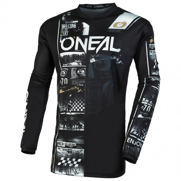 O'Neal - Element Jersey Attack V.23 - Radtrikot Gr L schwarz von O'Neal