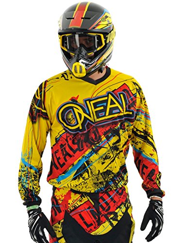 O'Neal Element Motocross Jersey ACID gelb rot L von O'NEAL