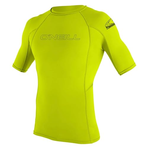 O'Neill Youth Basic Skins S/S Rash Guard - Lime, 14 von O'Neill