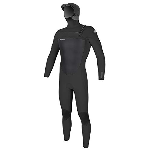 O';Neill Herren Epic 6/5 / 4mm Brust Zip Hooded Wetsuit Schwarz - Double Super Seal Neck - Externe Schlüsseltasche w/Loop O';Neill Herren Epic 6/5 / 4mm Brust Zip Hooded Wetsuit Schwarz - Double Super Seal Neck - Externe Schlüsseltasche w/Loop von O'Neill