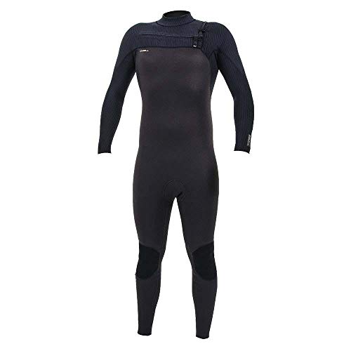 O';Neill Herren Hyperfreak 4/3 + mm Neoprenanzug mit Brustreißverschluss Raven Black 5344 - Brustreißverschluss über eine 360-Grad-Barriere mit Ablauflöchern O';Neill Herren Hyperfreak 4/3 + mm Neoprenanzug mit Brustreißverschluss Raven Black 5344 - Brustreißverschluss über eine 360-Grad-Barriere mit Ablauflöchern von O'Neill