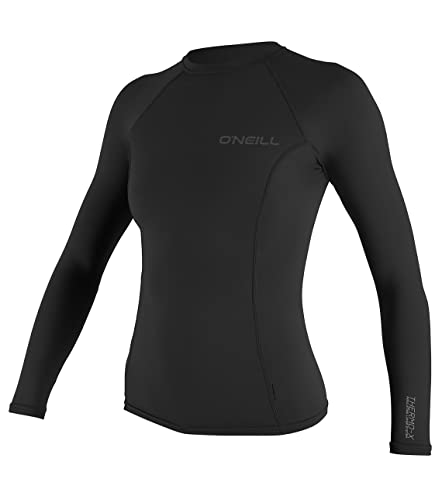 O';Neill Womens Thermo-X Langarmshirt Schwarz - UPF 50+ UV-Schutz - UV-Sonnenschutz und SPF-Eigenschaften Schnell Dry von O'Neill