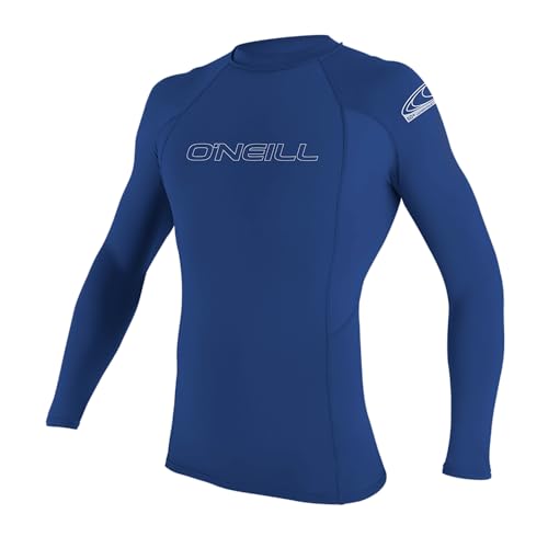 O'NEILL Herren Basic Skins L/S Crew Rash Guard-Shirt, Pacific, O'NEILL Herren Basic Skins L/S Crew Rash Guard-Shirt, Pacific, von O'Neill