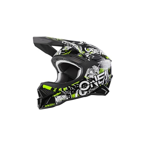 O'NEAL | Motocross-Helm | Motocross Enduro | , ABS Schale, Lüftungsöffnungen für optimale Belüftung & Kühlung | 3SRS Helmet Attack 2.0 | Erwachsene | Schwarz Gelb | Größe XL O'NEAL | Motocross-Helm | Motocross Enduro | , ABS Schale, Lüftungsöffnungen für optimale Belüftung & Kühlung | 3SRS Helmet Attack 2.0 | Erwachsene | Schwarz Gelb | Größe XL von O'NEAL
