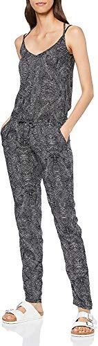 O'Neill Damen LW Sand City Print Jumpsuit, Einteiler, Schwarz All Over Print/Weiß, XL O'Neill Damen LW Sand City Print Jumpsuit, Einteiler, Schwarz All Over Print/Weiß, XL von O'Neill